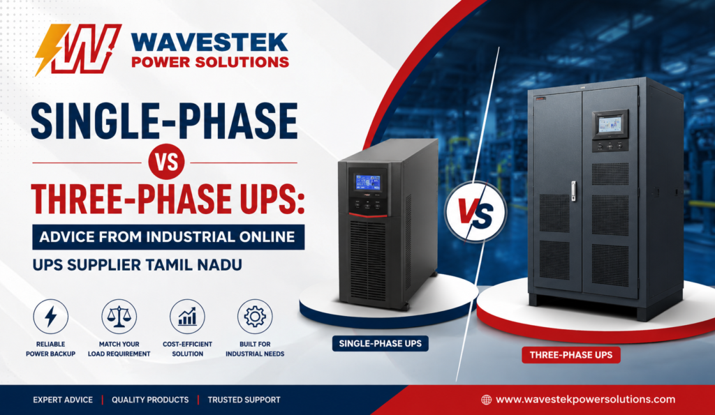 Industrial Online UPS Supplier Tamil Nadu